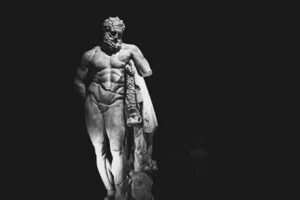 Herakles, griechischer Held, Halbgott und später Gott